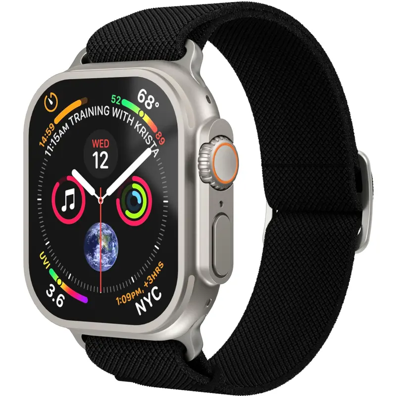 Vonmählen Classic Nylon Loop For Apple Watch 40 - 41 - 42mm One Size Black