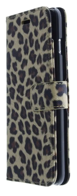 Wallet case tijgerprint Apple iPhone 6 Plus bruin
